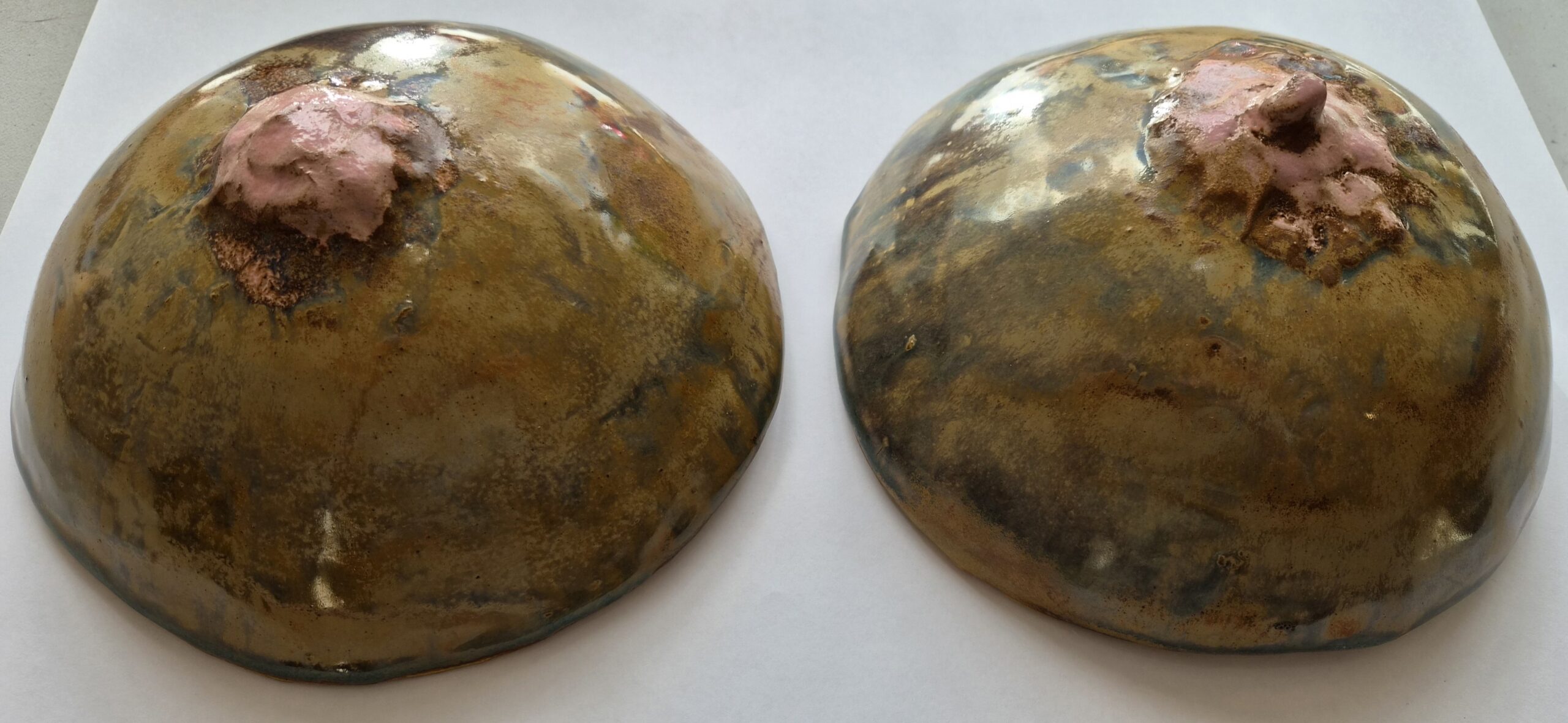 My Ceramic Boobie Bowls inspired by seeing the Louise Bourgeois exhibition at Compton Verney!